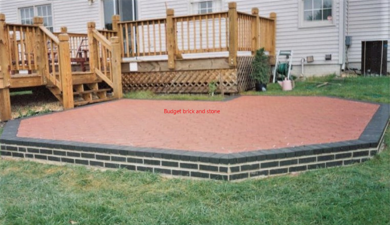 Paver patio from the 90's