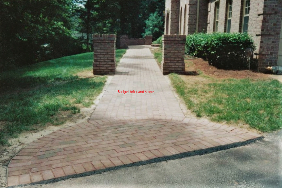 Brick paver walkway.